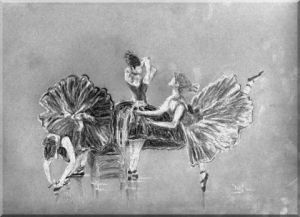 Voir cette oeuvre de Snoussi: Danseuses de ballet