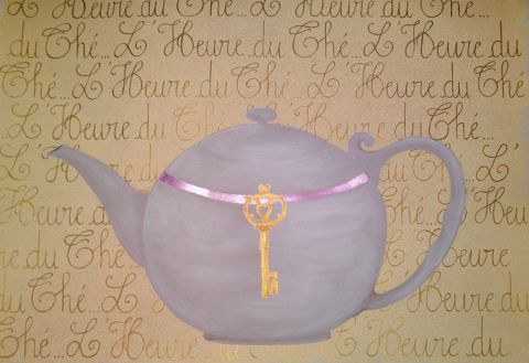 L'heure du thé - Illustration - Le Chaudron Encreur