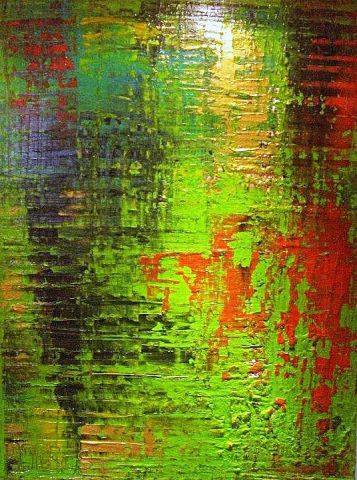 RED TSUNAMI CANVAS - Peinture - BORBES