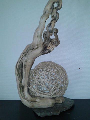 Histoire de bois - Sculpture - Angelique Prieto