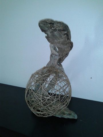 le serpent - Sculpture - Angelique Prieto