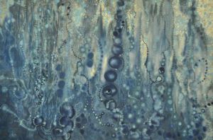 Peinture de pascal MOLLET: Fond Bleu