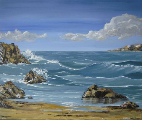 Avis de tempête - Peinture - Robert GORON Avis de tempête - Peinture - Robert GORON