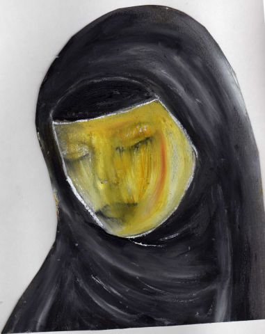 L'artiste chrisbarbouille - ma blonde musulmane