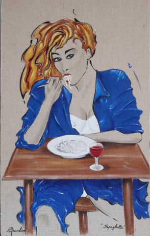 L'artiste MICHEL GAMBIER - Spaghettis