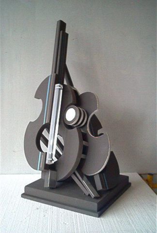 violons - Sculpture - ALAIN GUEUDET