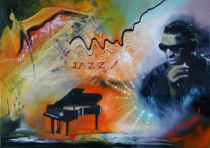 Peinture de Sophie SIROT: The jazz man