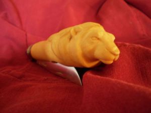 Sculpture de Clement MOUCHE: lion