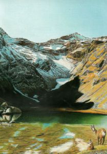 Dessin de Clement MOUCHE: Le lac Faravel