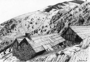 Voir cette oeuvre de Clement MOUCHE: La vacherie des mille lacs (Mercantour)