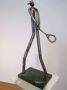 Sculpture de Roger FLORES: Revers 2 mains