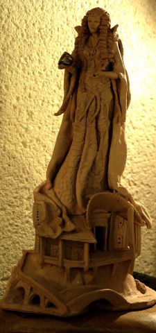 La fée des Elfes Galadriel - Sculpture - Joel Roussin