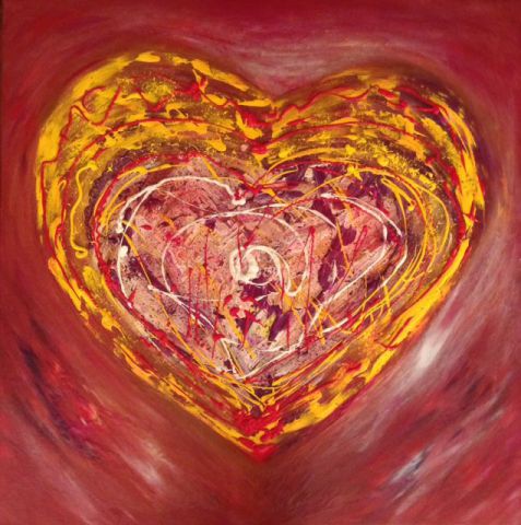 L'artiste SONYA DZIABAS - HAPPY HEART L'artiste SONYA DZIABAS - HAPPY HEART