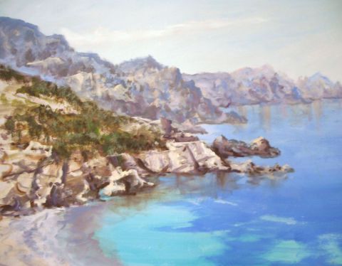 L'artiste LALLEMAND YVES - CALANQUES 