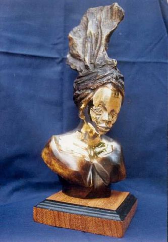 bust on  - Sculpture - tresorart