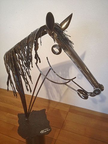 L'étalon - Sculpture - Roger FLORES
