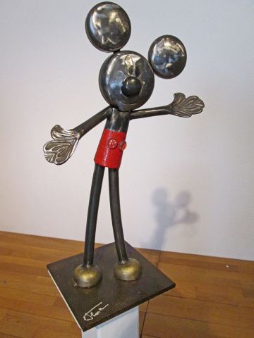 Mickey - Sculpture - Roger FLORES