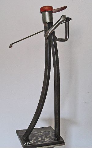 Swing Golf - Sculpture - Roger FLORES