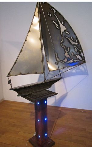 Plein vent - Sculpture - Roger FLORES