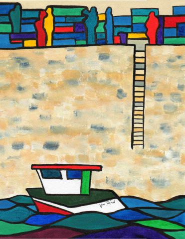 L'artiste Yves Fremin - A quai L'artiste Yves Fremin - A quai