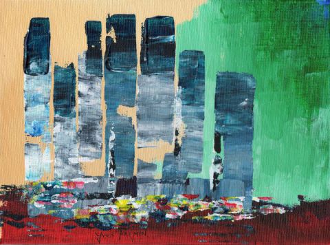 L'artiste Yves Fremin - Les touristes L'artiste Yves Fremin - Les touristes