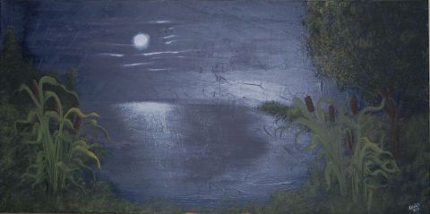 Clair de lune - Peinture - EstelleD