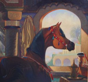 Voir cette oeuvre de benaissa youcef: cheval de palais