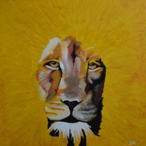 Peinture de Anjy: lion