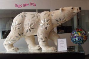 Sculpture de fred poizat: l' ours