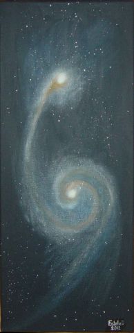 Rencontre intergalactique - Peinture - EstelleD