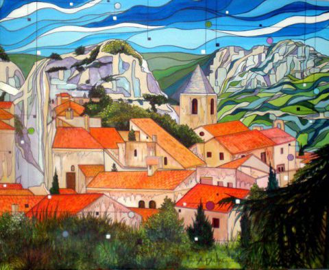 L'artiste ALAIN FAURE - BAUX DE PROVENCE L'artiste ALAIN FAURE - BAUX DE PROVENCE