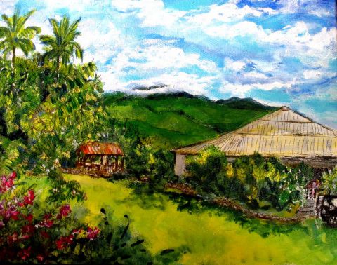 La maison de Julie - Peinture - MARIE INDIGO La maison de Julie - Peinture - MARIE INDIGO