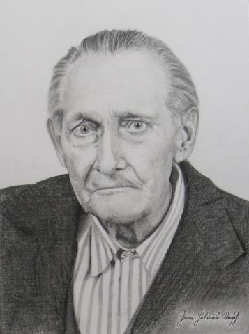 Portrait de Théophile Maly - Dessin - Jean Kirsch