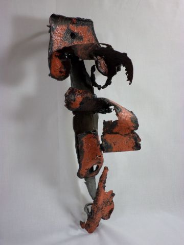 Shush - Sculpture - catherine vaganay metal sculpture