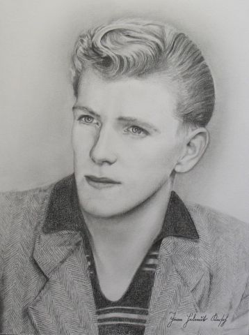 Portrait d'Horst Kirsch - Dessin - Jean Kirsch