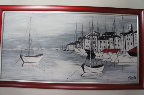 L'artiste SEVY - Port de St Tropez