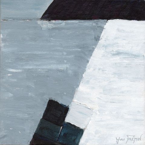 échoué à marée basse 8 - Peinture - Yves Fremin échoué à marée basse 8 - Peinture - Yves Fremin