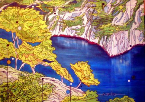 L'artiste ALAIN FAURE - LES CALANQUES L'artiste ALAIN FAURE - LES CALANQUES
