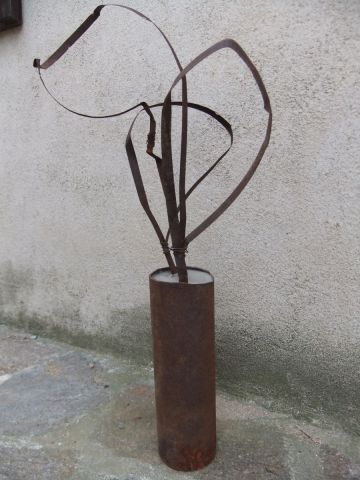 feuilles étranges - Sculpture - carole zilberstein