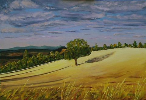 L'heure où s'allongent les ombres - Peinture - PASCAL BAUDOT L'heure où s'allongent les ombres - Peinture - PASCAL BAUDOT