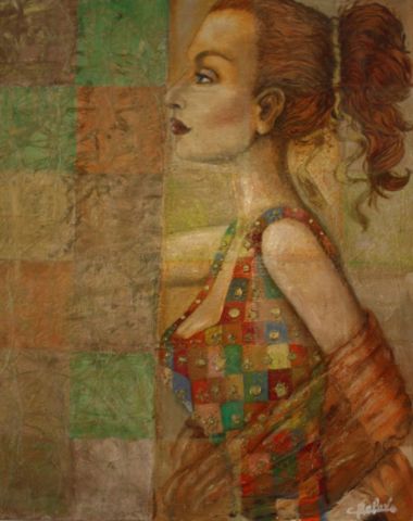 L'artiste christiane lydie RELAVE - lever de rideau