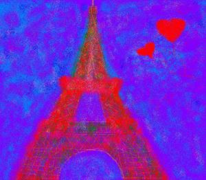 Voir cette oeuvre de Tami Samkharadze: Paris, je t'aime