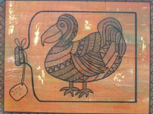 Peinture de ANTOINE MELLADO: le dodo n'est plus là!