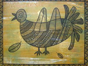 Peinture de ANTOINE MELLADO: le vilain petit canard