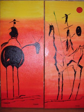 L'artiste jean-jacques magne - sancho y quijote