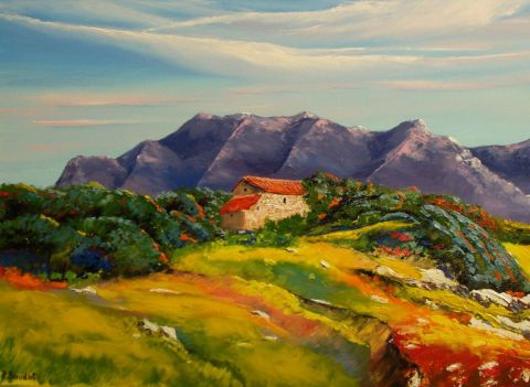 La vieille grange - Peinture - PASCAL BAUDOT La vieille grange - Peinture - PASCAL BAUDOT