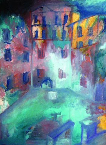 LA PLACE DU VILLAGE - Peinture - NINAPICTURES LA PLACE DU VILLAGE - Peinture - NINAPICTURES