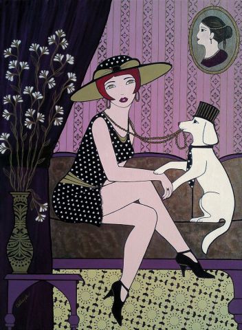 Frou-Frou - Peinture - CATHAJEK Frou-Frou - Peinture - CATHAJEK