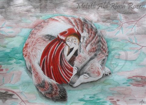 L'artiste Metztli - Little Red's Wolf