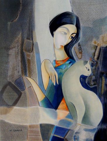 Femme a - Dessin - Noureddine ZEKARA Femme a - Dessin - Noureddine ZEKARA